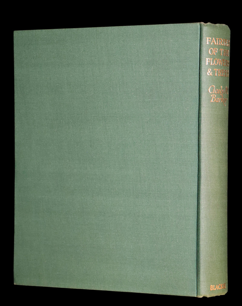 1950 Rare Cicely Mary Barker Book - FAIRIES OF THE FLOWERS AND TREES. First Edition.