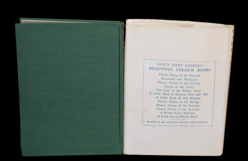 1950 Rare Cicely Mary Barker Book - FAIRIES OF THE FLOWERS AND TREES. First Edition.