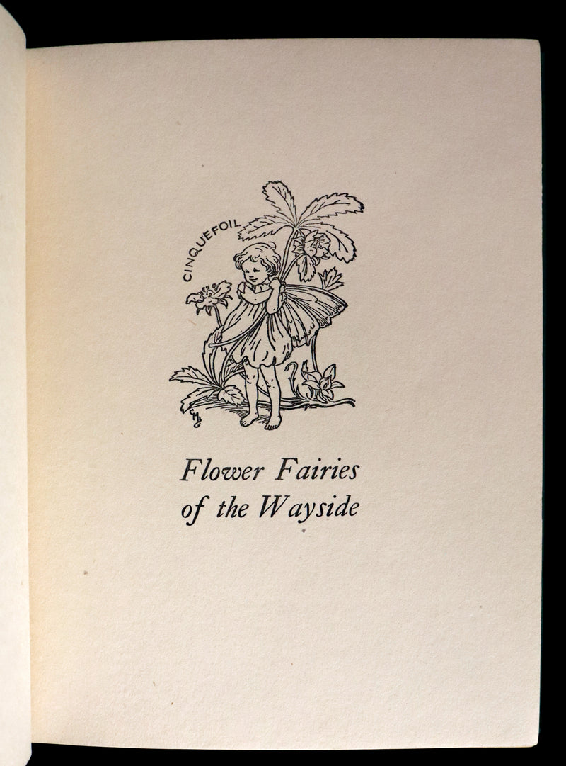 1950 Rare Cicely Mary Barker Book - FAIRIES OF THE FLOWERS AND TREES. First Edition.