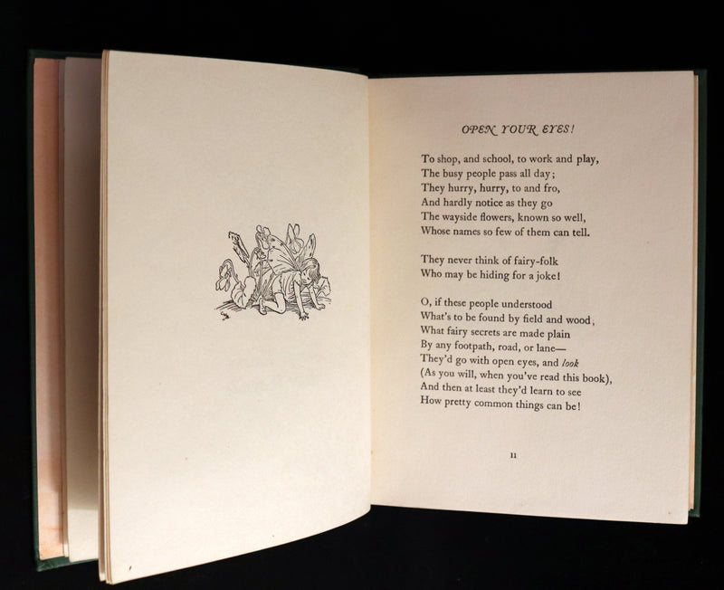 1950 Rare Cicely Mary Barker Book - FAIRIES OF THE FLOWERS AND TREES. First Edition.