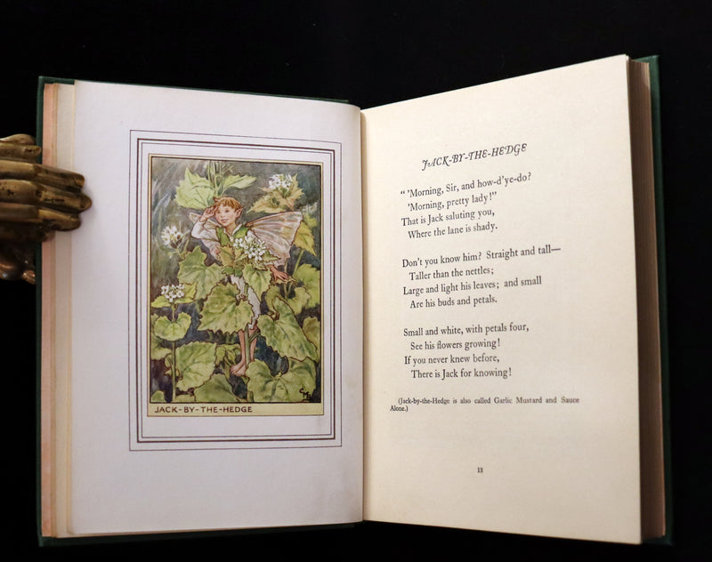 1950 Rare Cicely Mary Barker Book - FAIRIES OF THE FLOWERS AND TREES. First Edition.