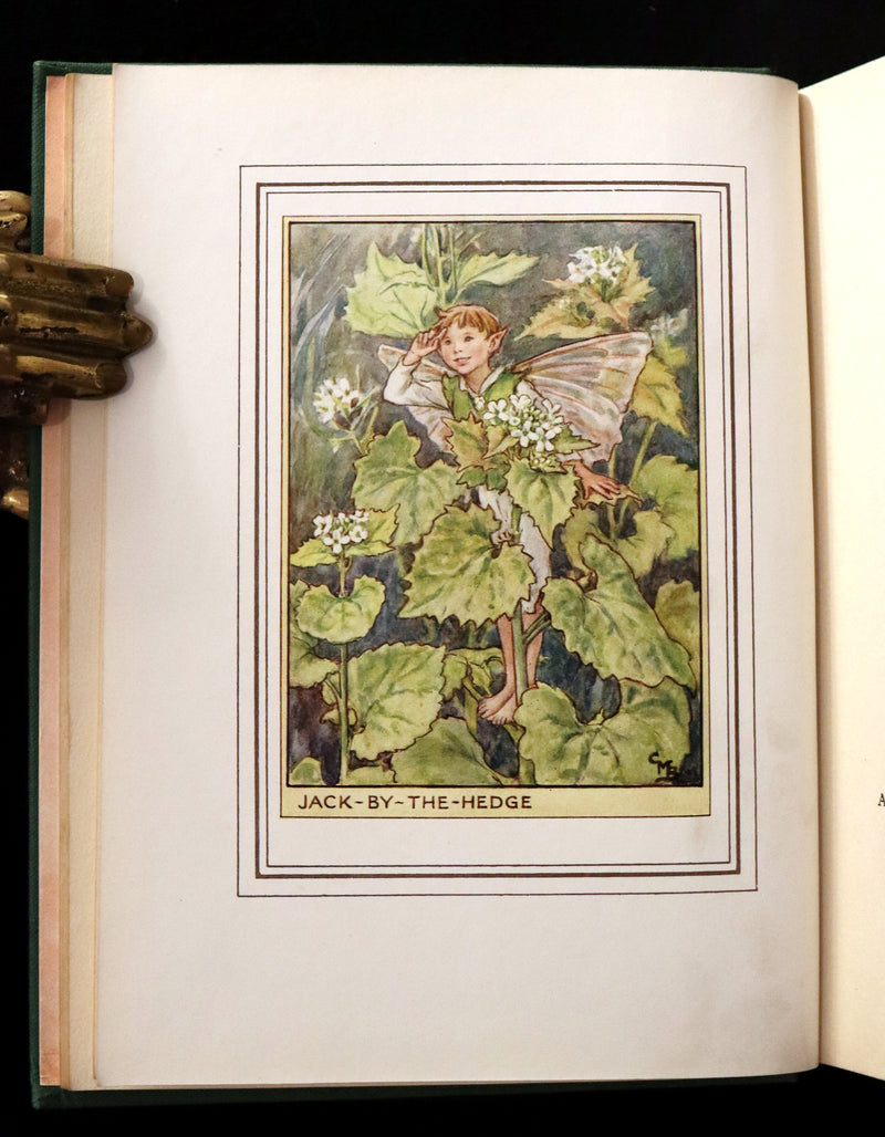 1950 Rare Cicely Mary Barker Book - FAIRIES OF THE FLOWERS AND TREES. First Edition.