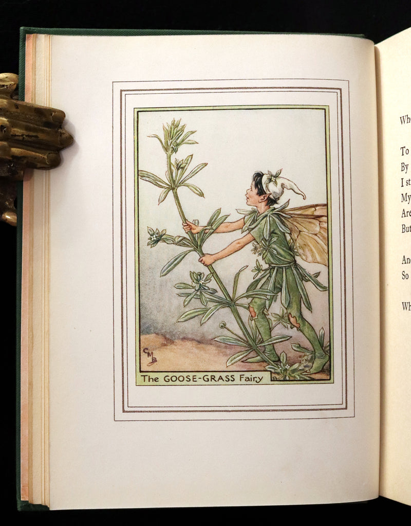 1950 Rare Cicely Mary Barker Book - FAIRIES OF THE FLOWERS AND TREES. First Edition.