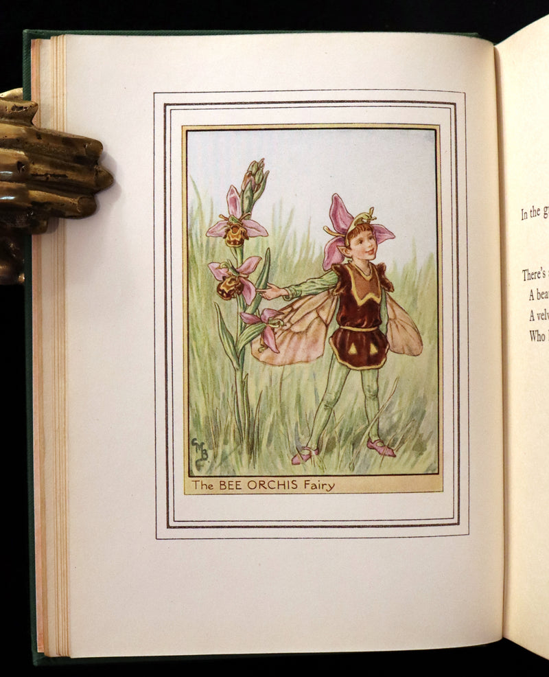 1950 Rare Cicely Mary Barker Book - FAIRIES OF THE FLOWERS AND TREES. First Edition.