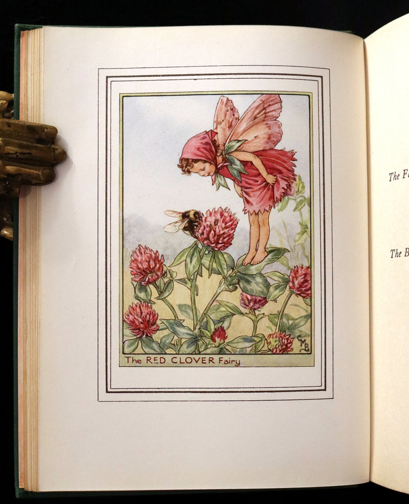 1950 Rare Cicely Mary Barker Book - FAIRIES OF THE FLOWERS AND TREES. First Edition.