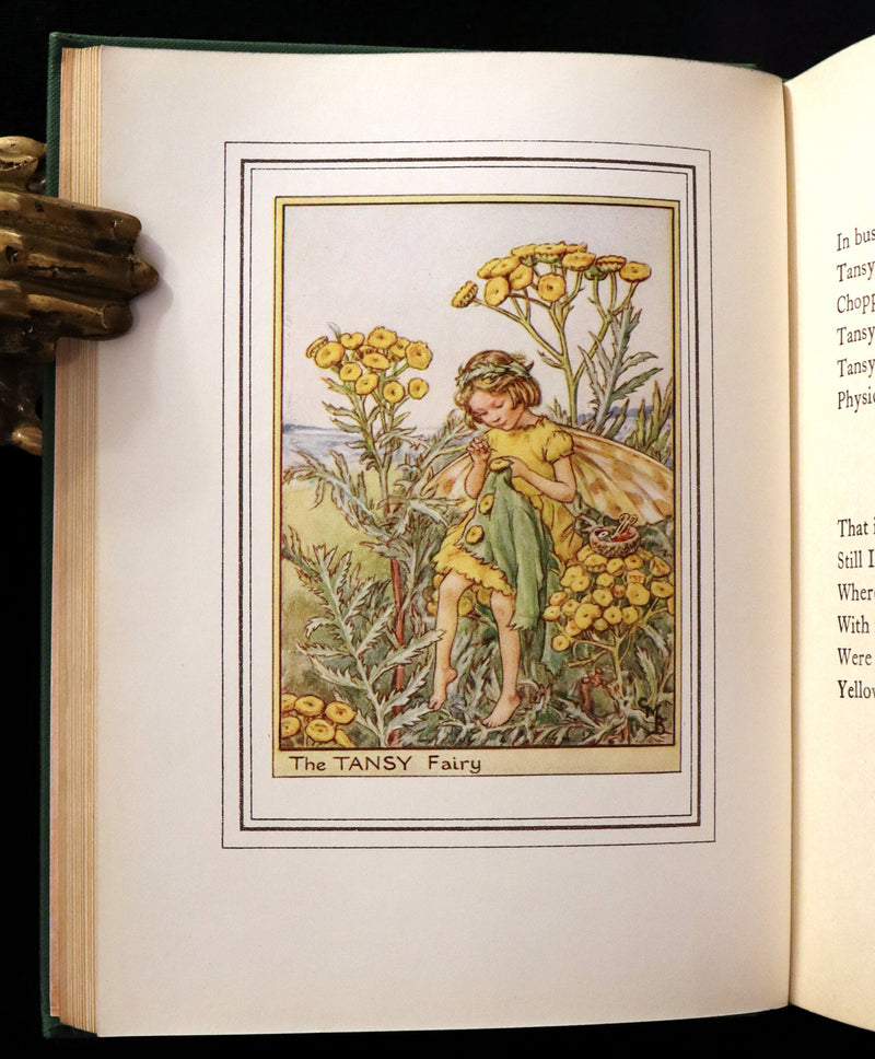 1950 Rare Cicely Mary Barker Book - FAIRIES OF THE FLOWERS AND TREES. First Edition.