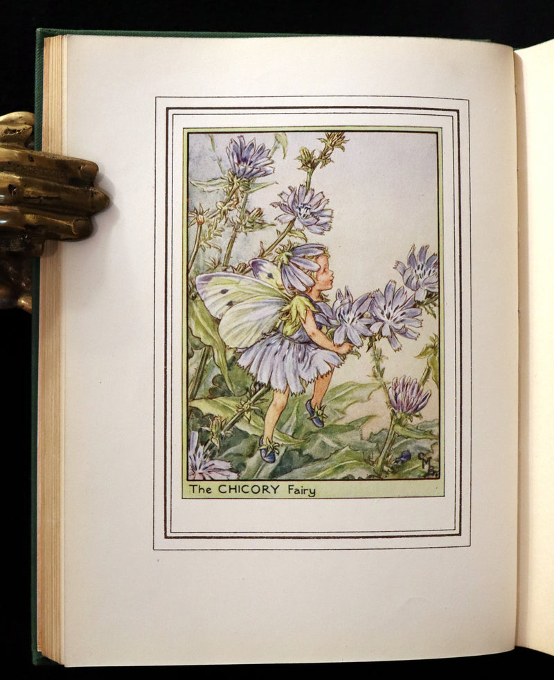 1950 Rare Cicely Mary Barker Book - FAIRIES OF THE FLOWERS AND TREES. First Edition.