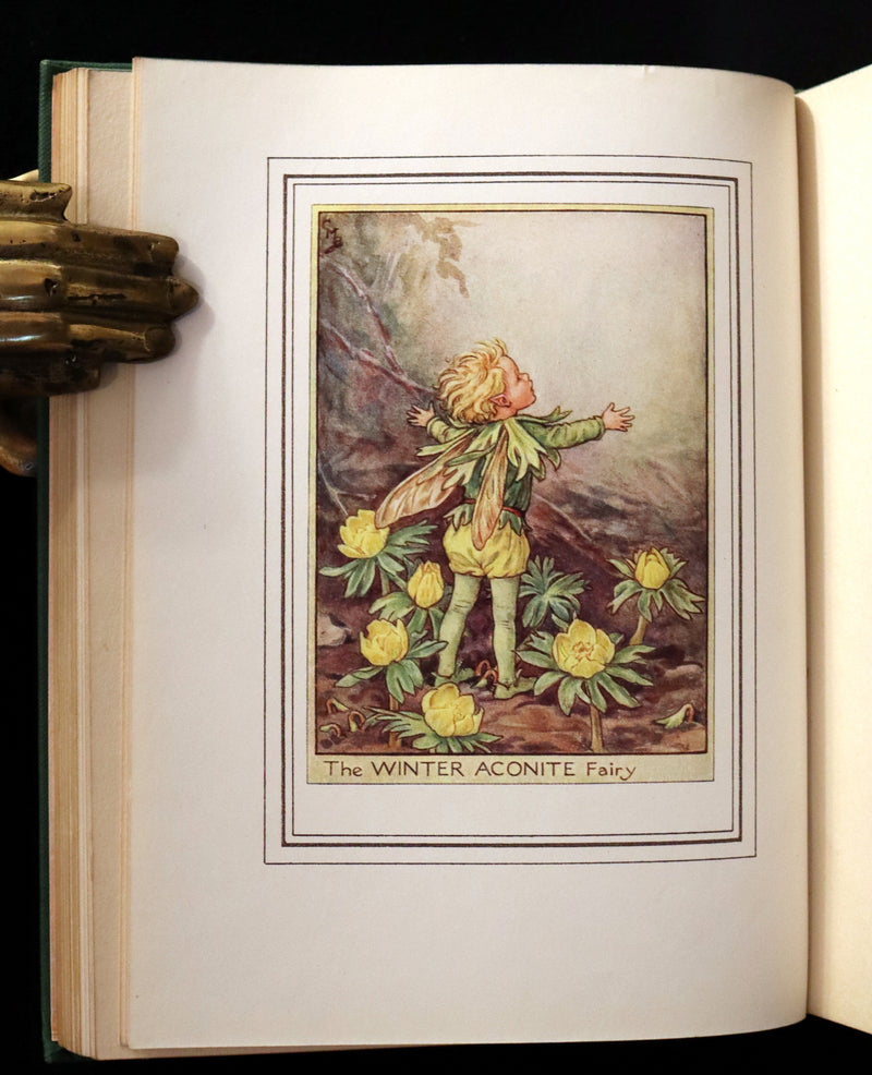 1950 Rare Cicely Mary Barker Book - FAIRIES OF THE FLOWERS AND TREES. First Edition.
