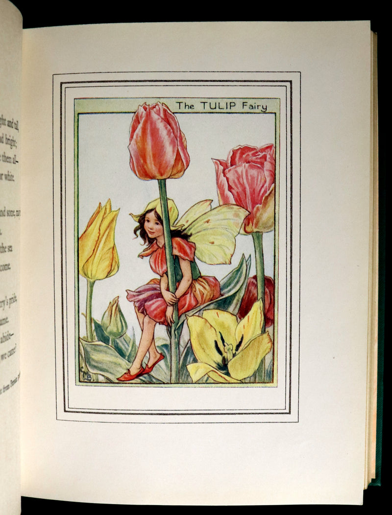 1950 Rare Cicely Mary Barker Book - FAIRIES OF THE FLOWERS AND TREES. First Edition.