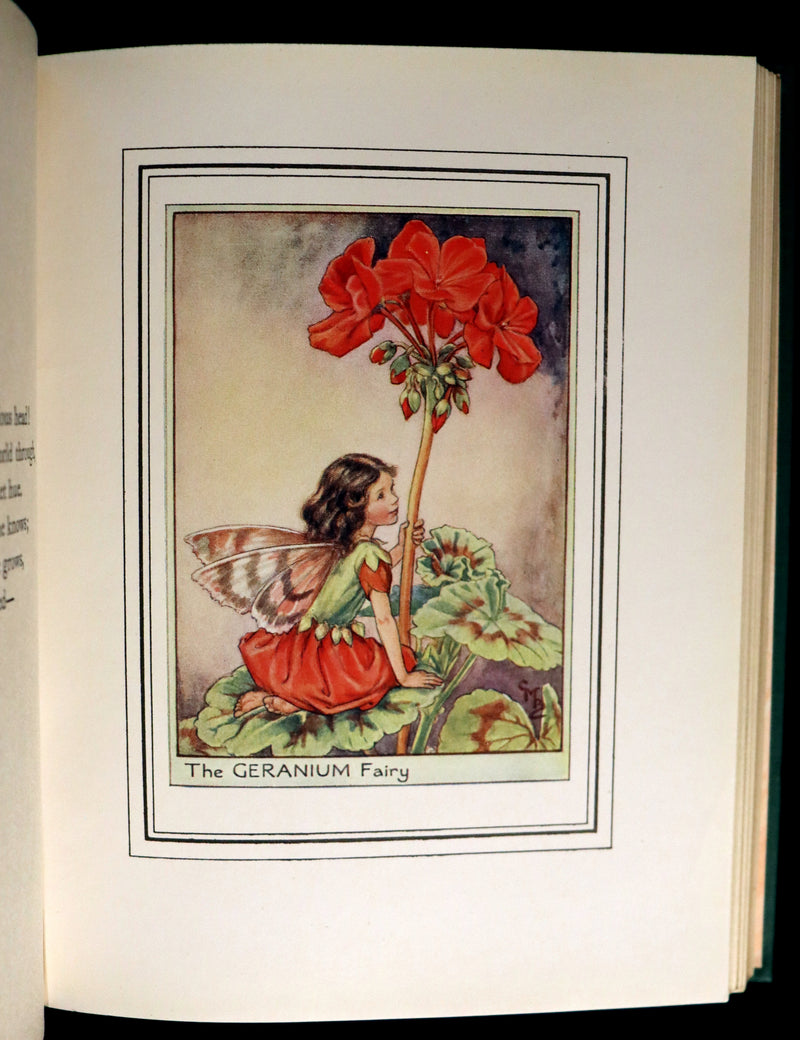 1950 Rare Cicely Mary Barker Book - FAIRIES OF THE FLOWERS AND TREES. First Edition.