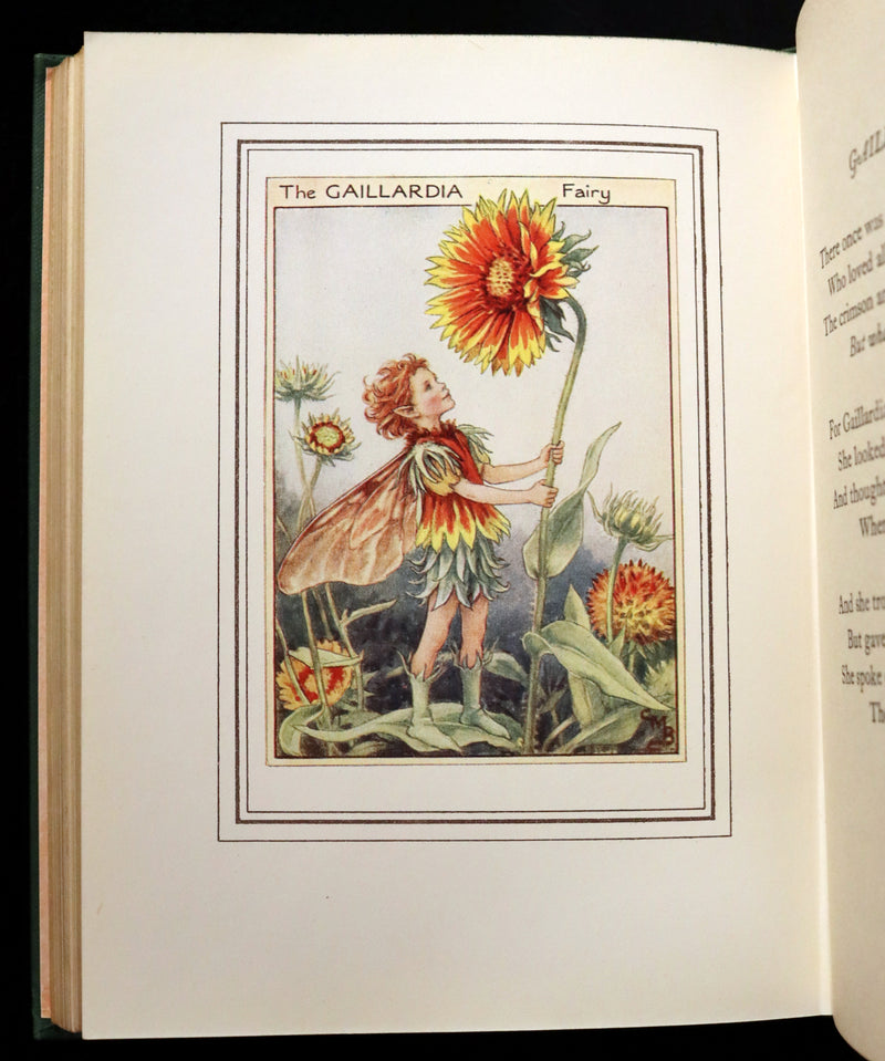 1950 Rare Cicely Mary Barker Book - FAIRIES OF THE FLOWERS AND TREES. First Edition.