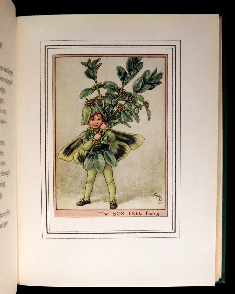 1950 Rare Cicely Mary Barker Book - FAIRIES OF THE FLOWERS AND TREES. First Edition.