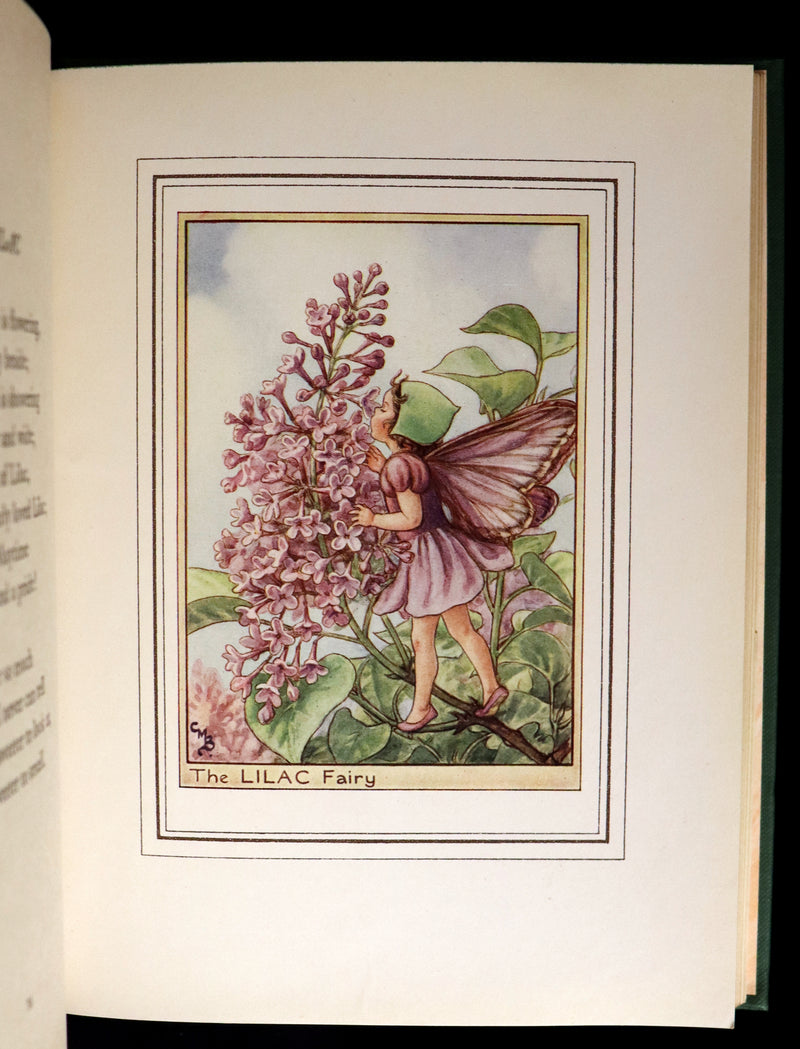 1950 Rare Cicely Mary Barker Book - FAIRIES OF THE FLOWERS AND TREES. First Edition.