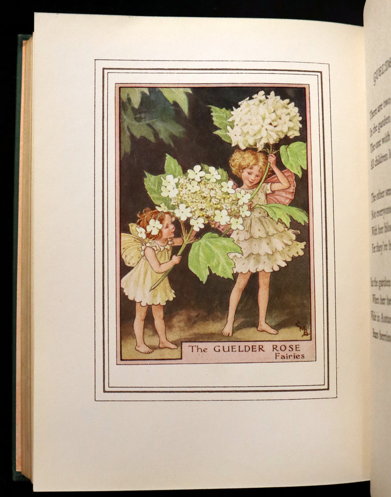 1950 Rare Cicely Mary Barker Book - FAIRIES OF THE FLOWERS AND TREES. First Edition.