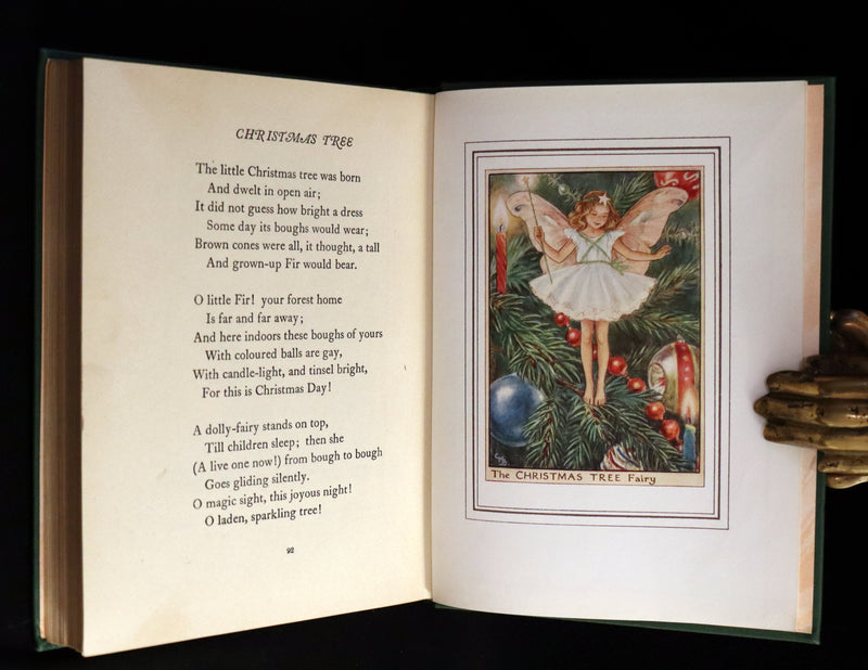 1950 Rare Cicely Mary Barker Book - FAIRIES OF THE FLOWERS AND TREES. First Edition.