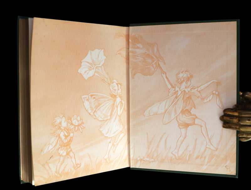 1950 Rare Cicely Mary Barker Book - FAIRIES OF THE FLOWERS AND TREES. First Edition.