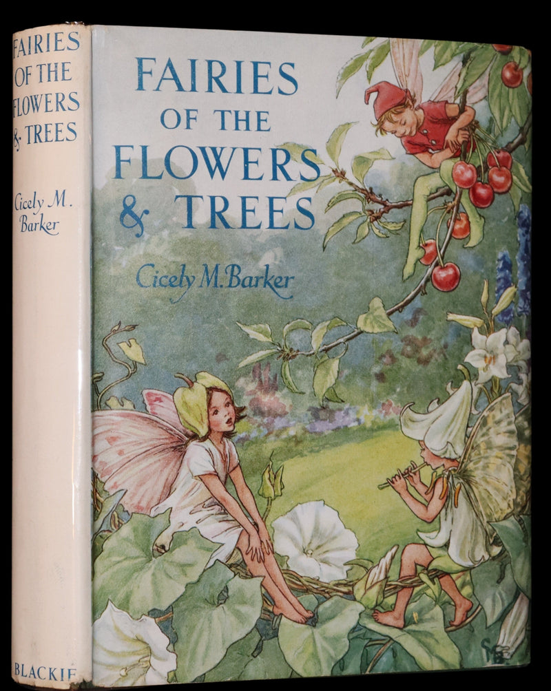1950 Rare Cicely Mary Barker Book - FAIRIES OF THE FLOWERS AND TREES. First Edition.
