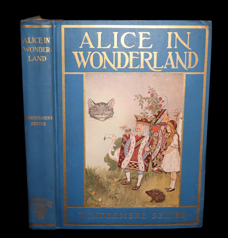 1916 Scarce Windermere Edition - Alice's Adventures in Wonderland & Through the Looking-Glass illustrated by Milo Winter.