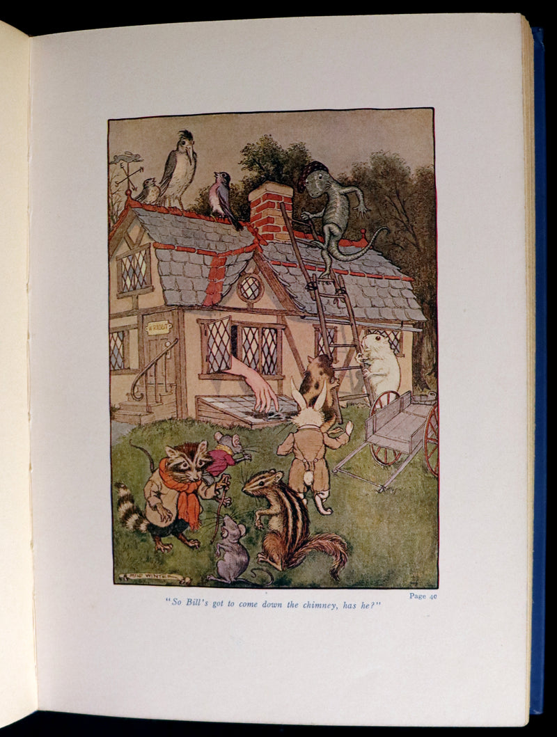 1916 Scarce Windermere Edition - Alice's Adventures in Wonderland & Through the Looking-Glass illustrated by Milo Winter.