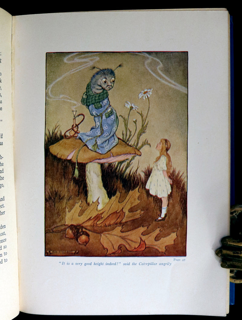 1916 Scarce Windermere Edition - Alice's Adventures in Wonderland & Through the Looking-Glass illustrated by Milo Winter.