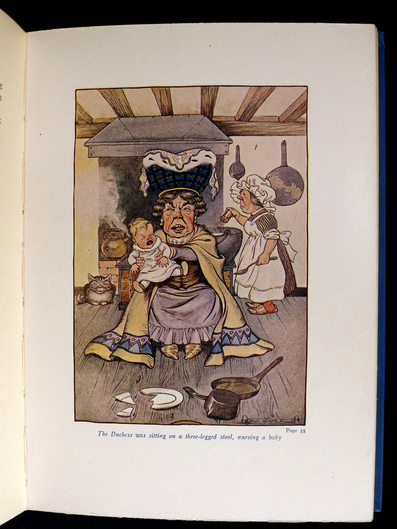 1916 Scarce Windermere Edition - Alice's Adventures in Wonderland & Through the Looking-Glass illustrated by Milo Winter.