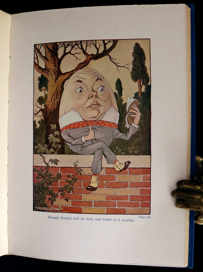 1916 Scarce Windermere Edition - Alice's Adventures in Wonderland & Through the Looking-Glass illustrated by Milo Winter.