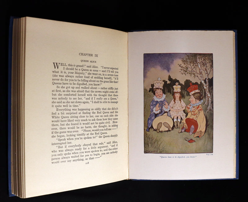 1916 Scarce Windermere Edition - Alice's Adventures in Wonderland & Through the Looking-Glass illustrated by Milo Winter.
