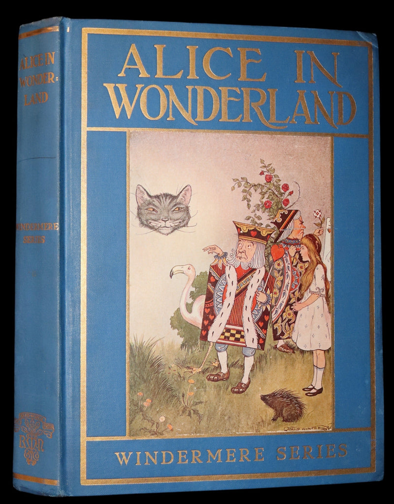 1916 Scarce Windermere Edition - Alice's Adventures in Wonderland & Through the Looking-Glass illustrated by Milo Winter.