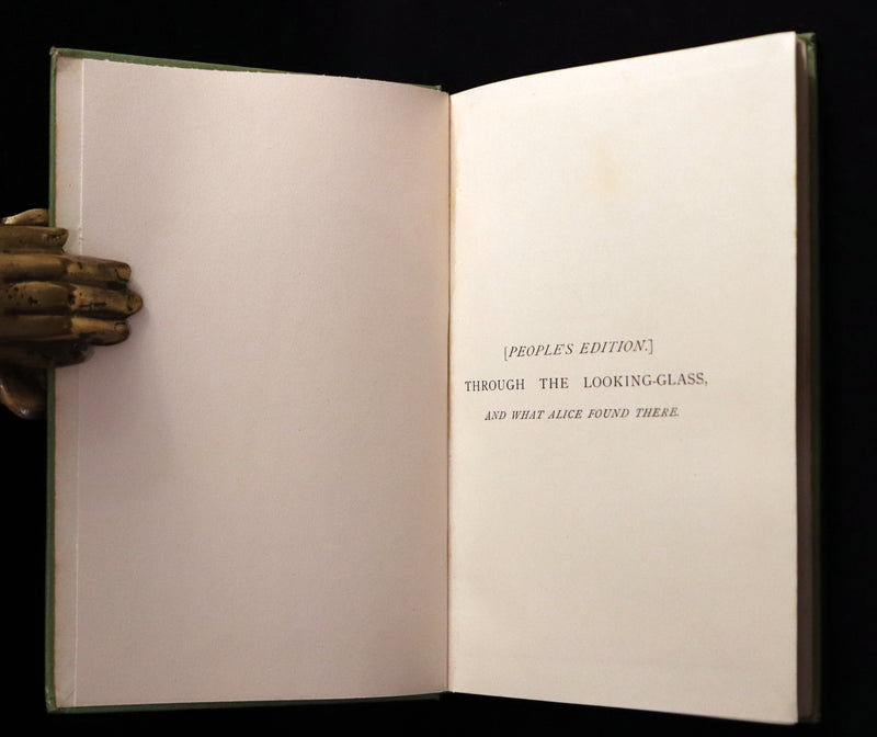 1894 Rare Victorian Book - Through the Looking Glass, and What Alice Found There by Lewis Carroll.