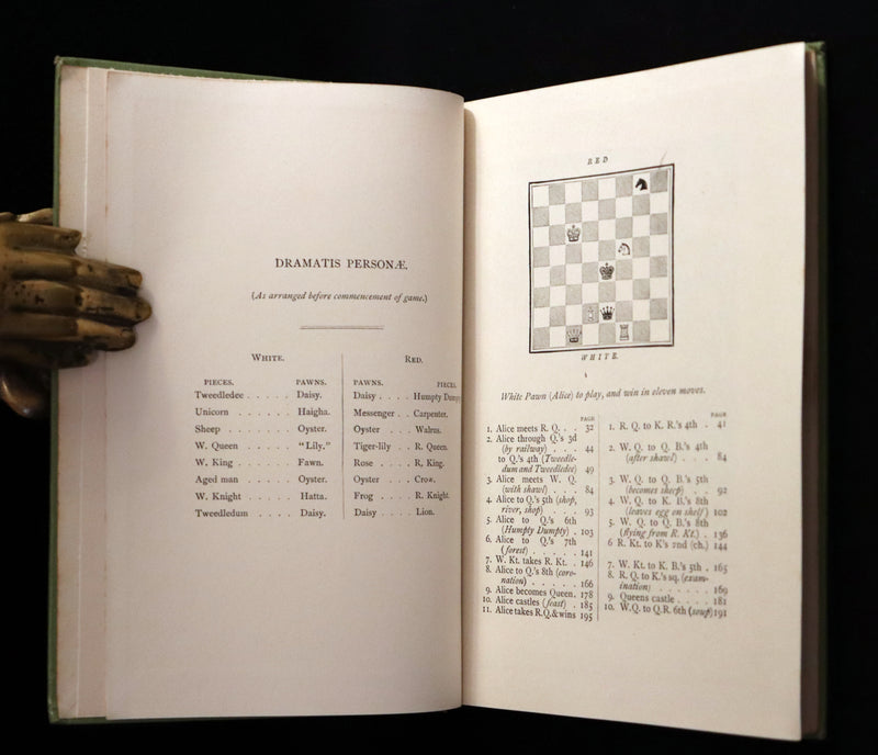 1894 Rare Victorian Book - Through the Looking Glass, and What Alice Found There by Lewis Carroll.