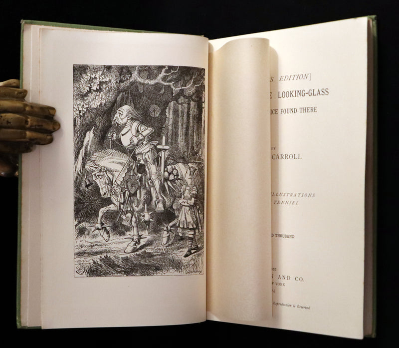 1894 Rare Victorian Book - Through the Looking Glass, and What Alice Found There by Lewis Carroll.