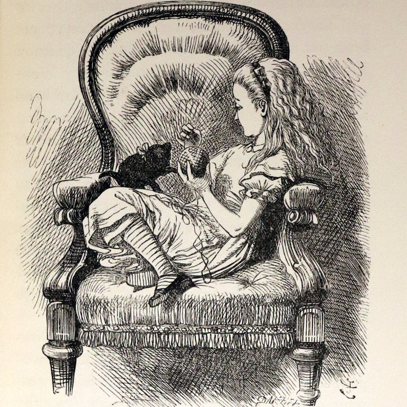 1894 Rare Victorian Book - Through the Looking Glass, and What Alice Found There by Lewis Carroll.