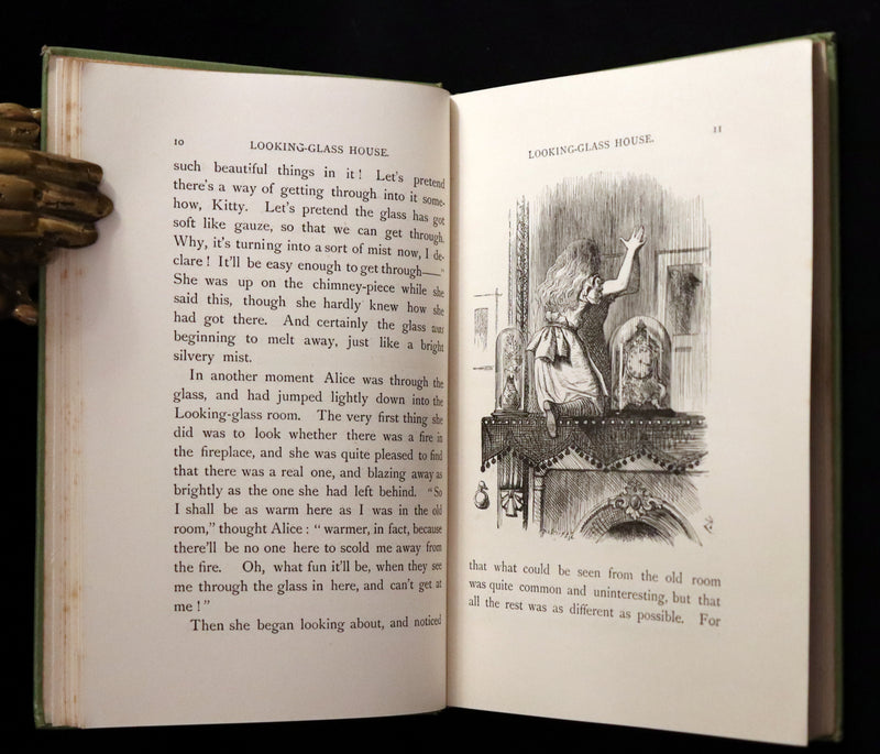 1894 Rare Victorian Book - Through the Looking Glass, and What Alice Found There by Lewis Carroll.