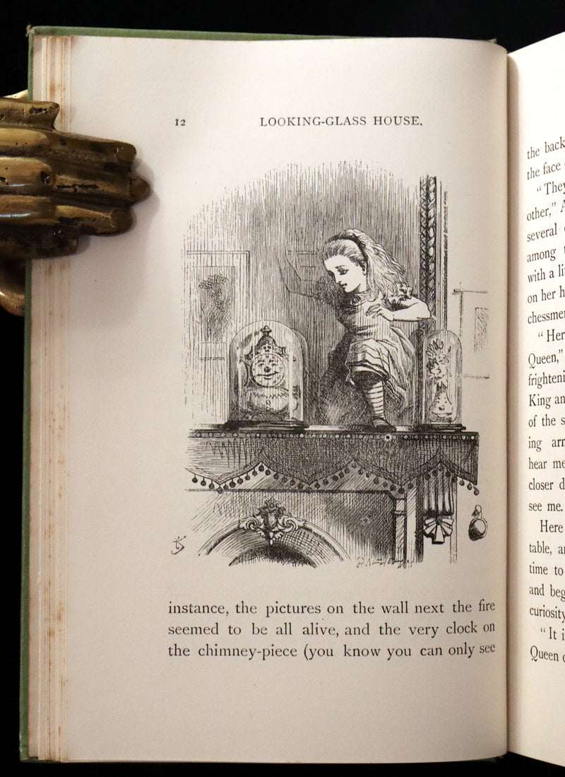 1894 Rare Victorian Book - Through the Looking Glass, and What Alice Found There by Lewis Carroll.
