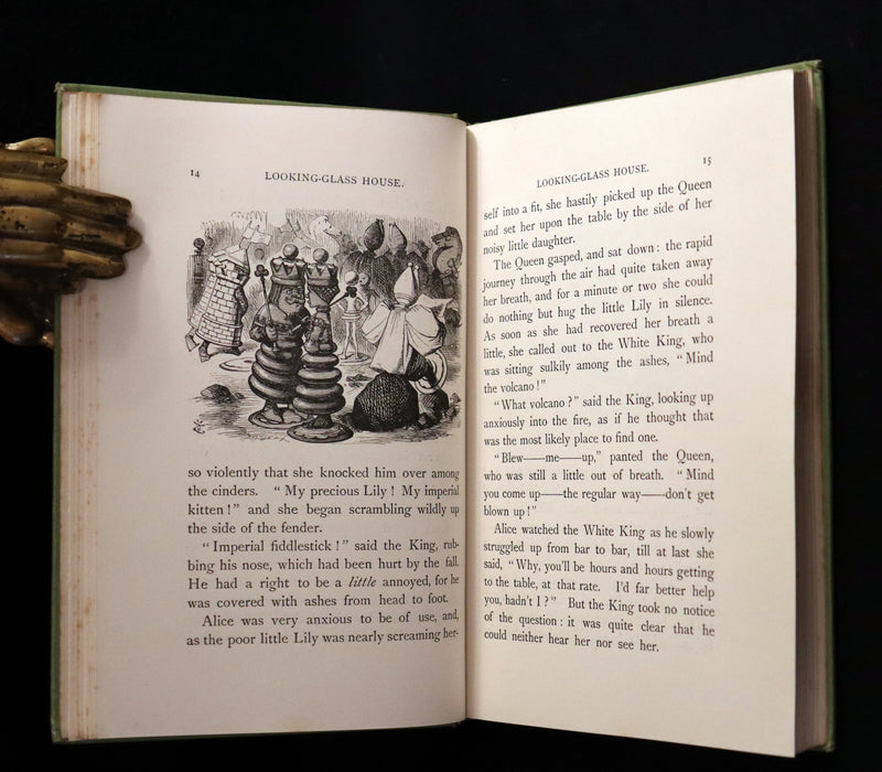 1894 Rare Victorian Book - Through the Looking Glass, and What Alice Found There by Lewis Carroll.