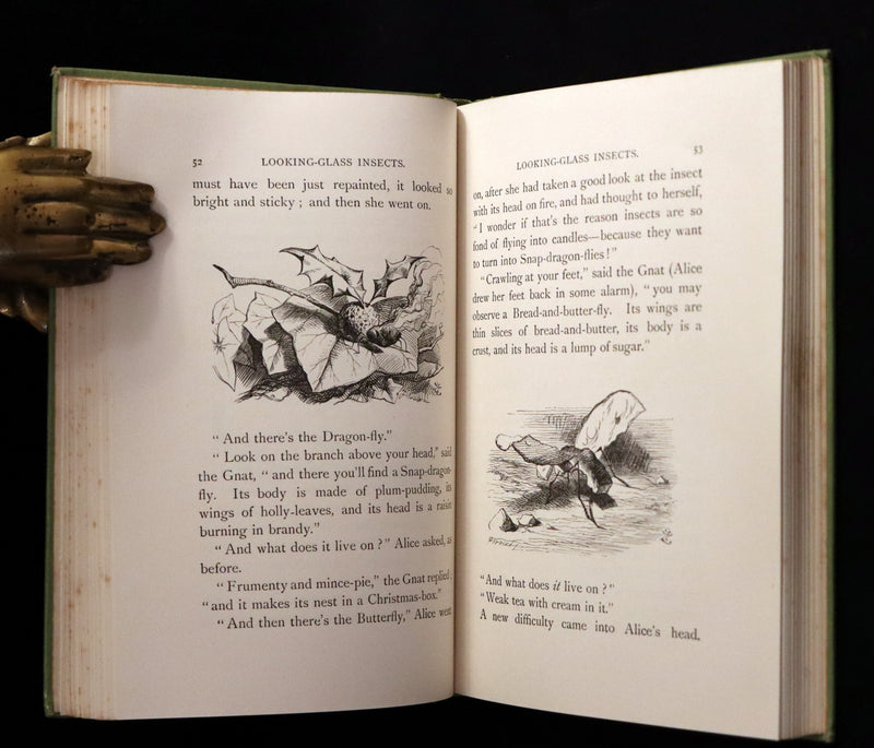 1894 Rare Victorian Book - Through the Looking Glass, and What Alice Found There by Lewis Carroll.