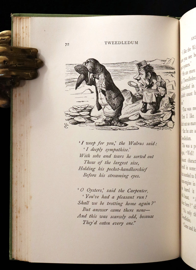 1894 Rare Victorian Book - Through the Looking Glass, and What Alice Found There by Lewis Carroll.