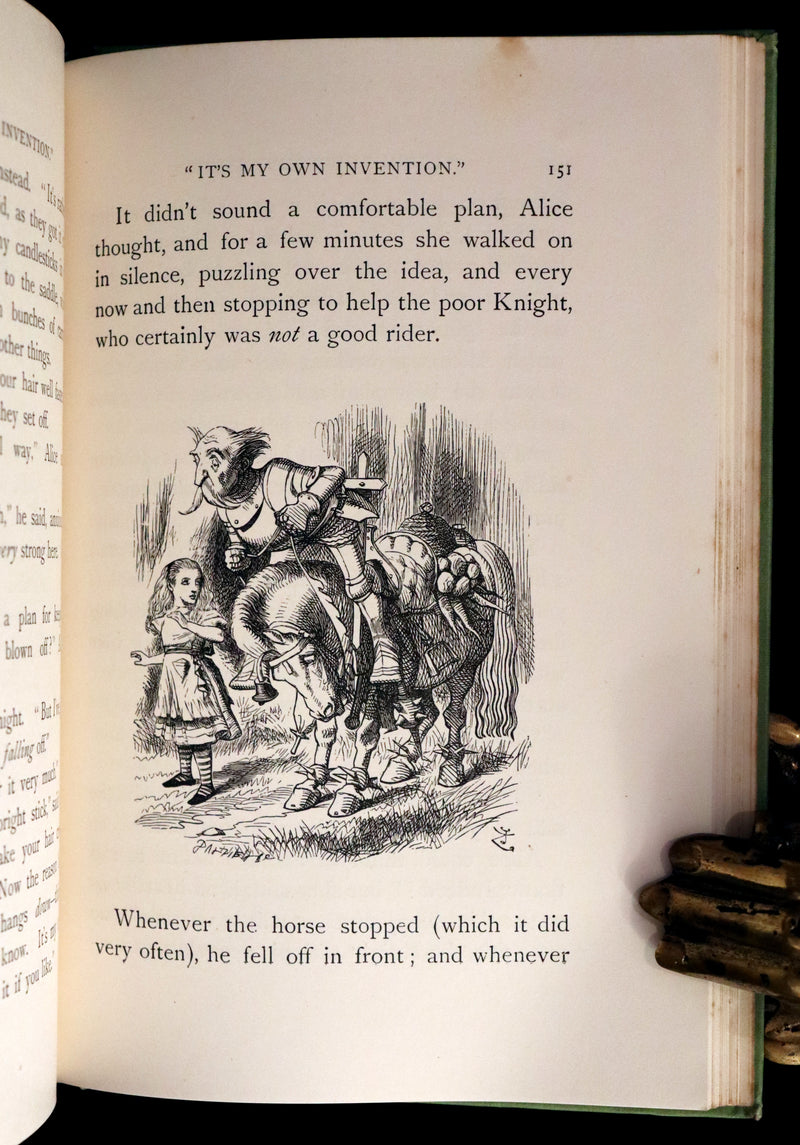 1894 Rare Victorian Book - Through the Looking Glass, and What Alice Found There by Lewis Carroll.