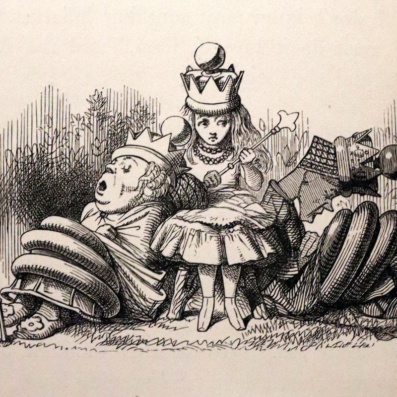 1894 Rare Victorian Book - Through the Looking Glass, and What Alice Found There by Lewis Carroll.