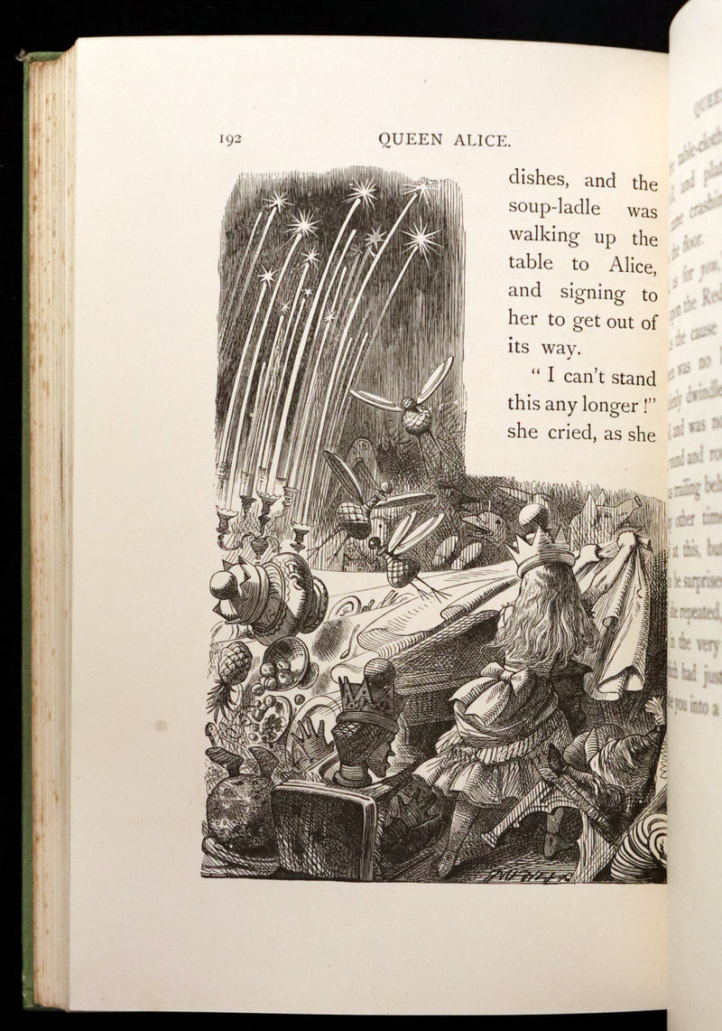 1894 Rare Victorian Book - Through the Looking Glass, and What Alice Found There by Lewis Carroll.