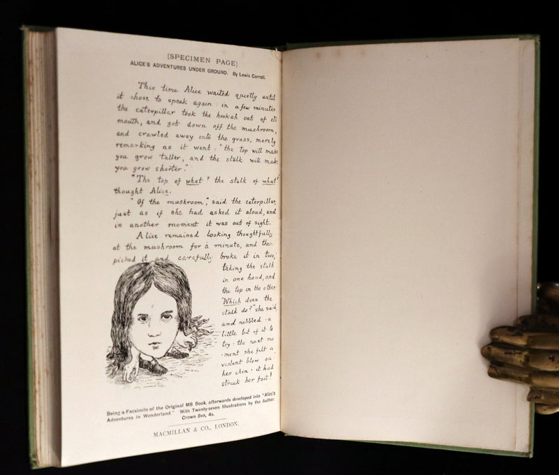 1894 Rare Victorian Book - Through the Looking Glass, and What Alice Found There by Lewis Carroll.