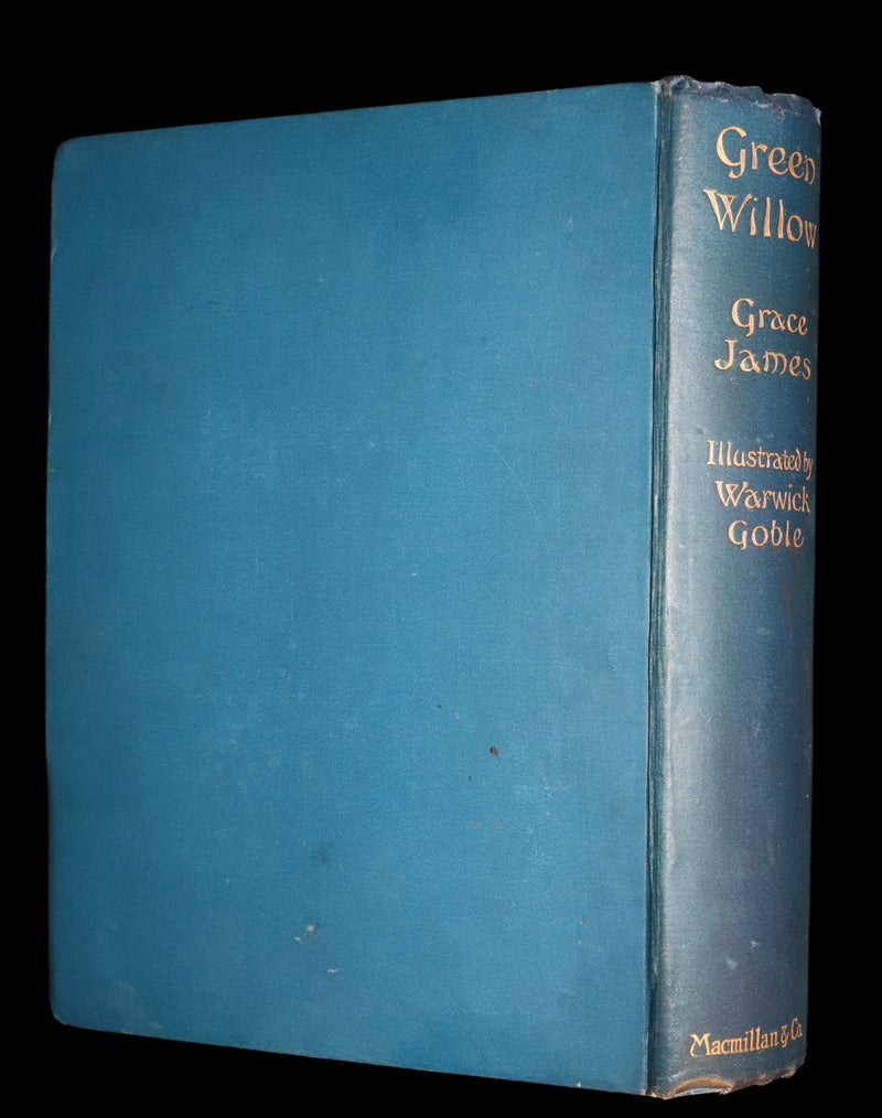 1910 Rare First Edition - Green Willow and Other Japanese Fairy Tales Illustrated by Warwick Goble.