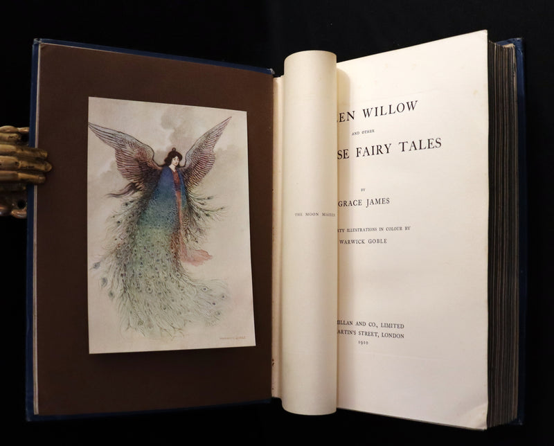1910 Rare First Edition - Green Willow and Other Japanese Fairy Tales Illustrated by Warwick Goble.