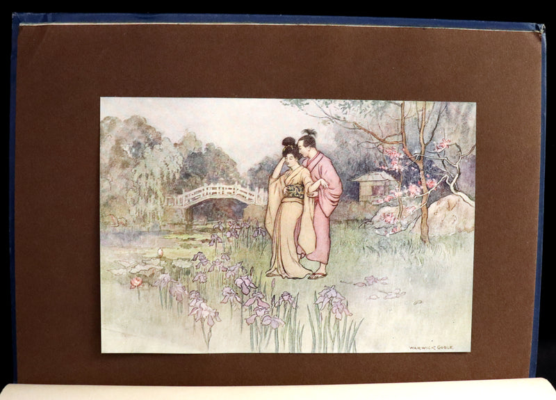 1910 Rare First Edition - Green Willow and Other Japanese Fairy Tales Illustrated by Warwick Goble.