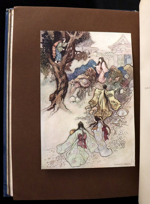 1910 Rare First Edition - Green Willow and Other Japanese Fairy Tales Illustrated by Warwick Goble.