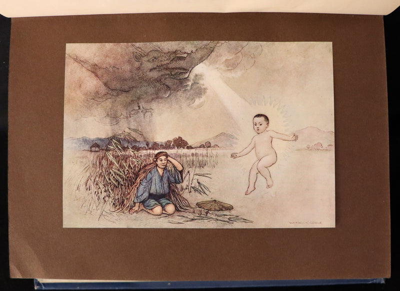 1910 Rare First Edition - Green Willow and Other Japanese Fairy Tales Illustrated by Warwick Goble.
