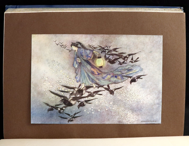 1910 Rare First Edition - Green Willow and Other Japanese Fairy Tales Illustrated by Warwick Goble.