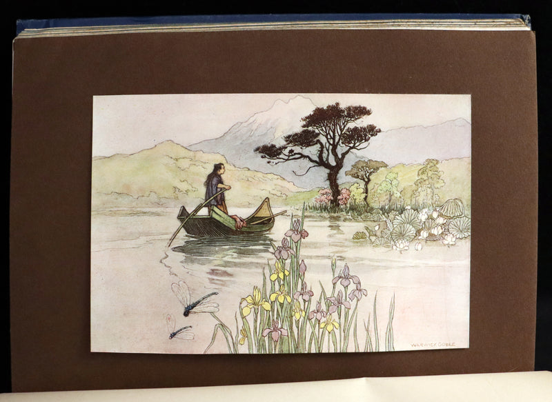 1910 Rare First Edition - Green Willow and Other Japanese Fairy Tales Illustrated by Warwick Goble.