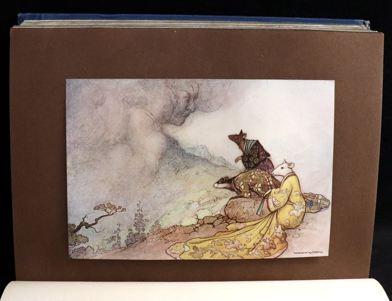 1910 Rare First Edition - Green Willow and Other Japanese Fairy Tales Illustrated by Warwick Goble.