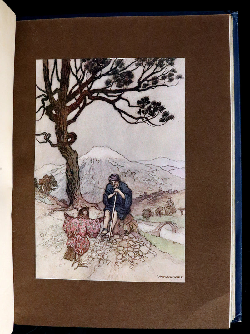 1910 Rare First Edition - Green Willow and Other Japanese Fairy Tales Illustrated by Warwick Goble.